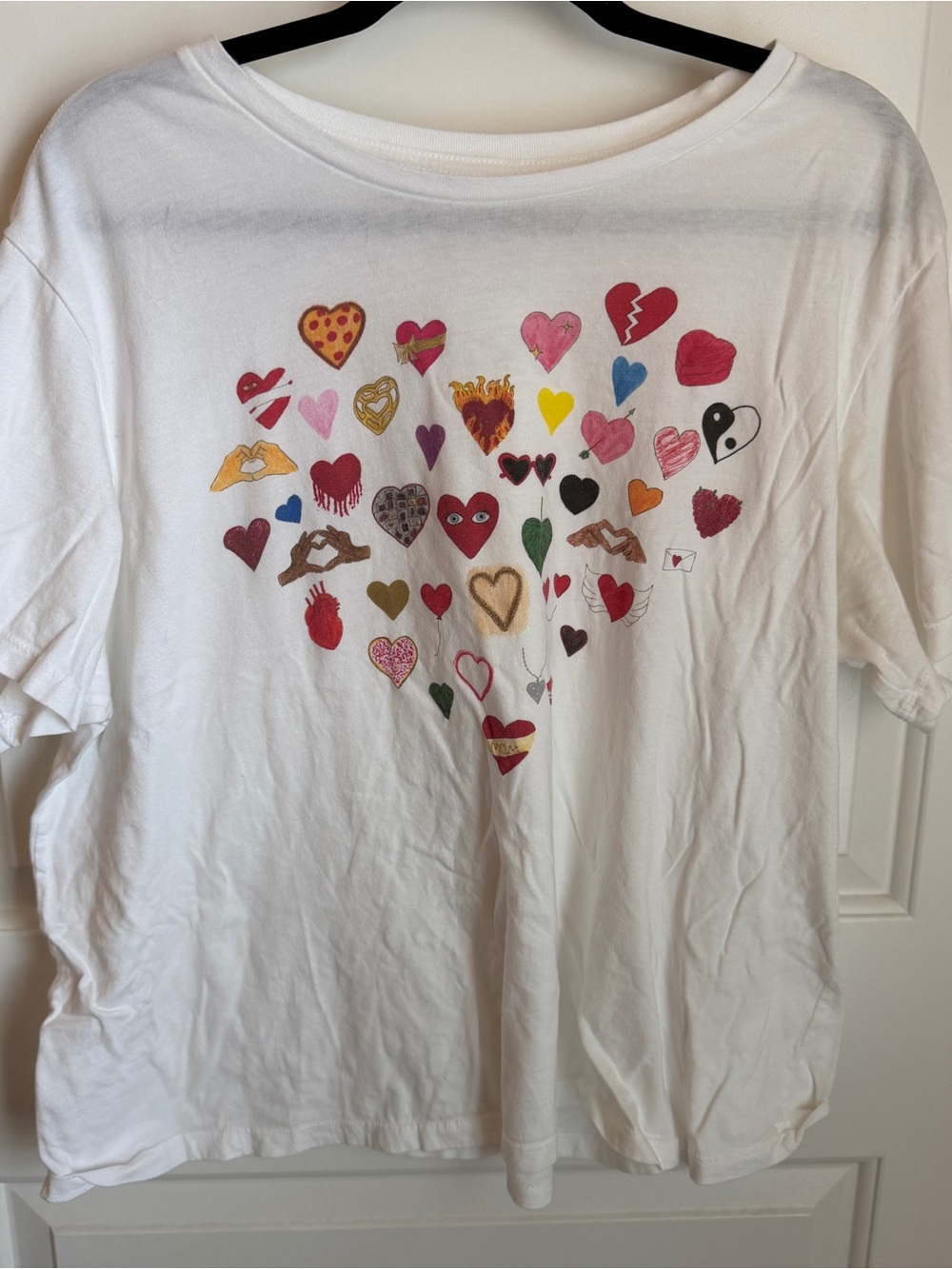 Unfortunate Portrait Heart Graphic Tee Size 2X
